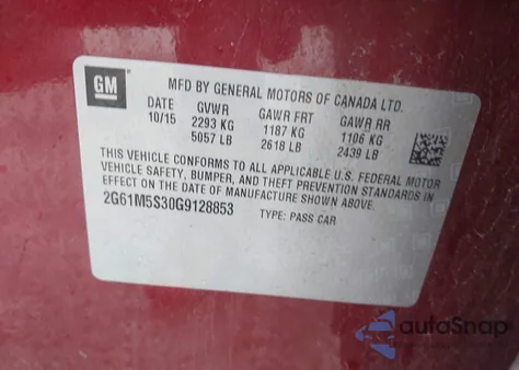 2016 Cadillac Xts Luxury Collection from USA, damaged, VIN 2G61M5S30G9128853